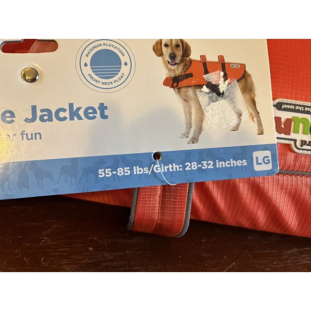 Outward Hound - Dog Life Jacket - K9 Granby Splash Orange Large *NEW*